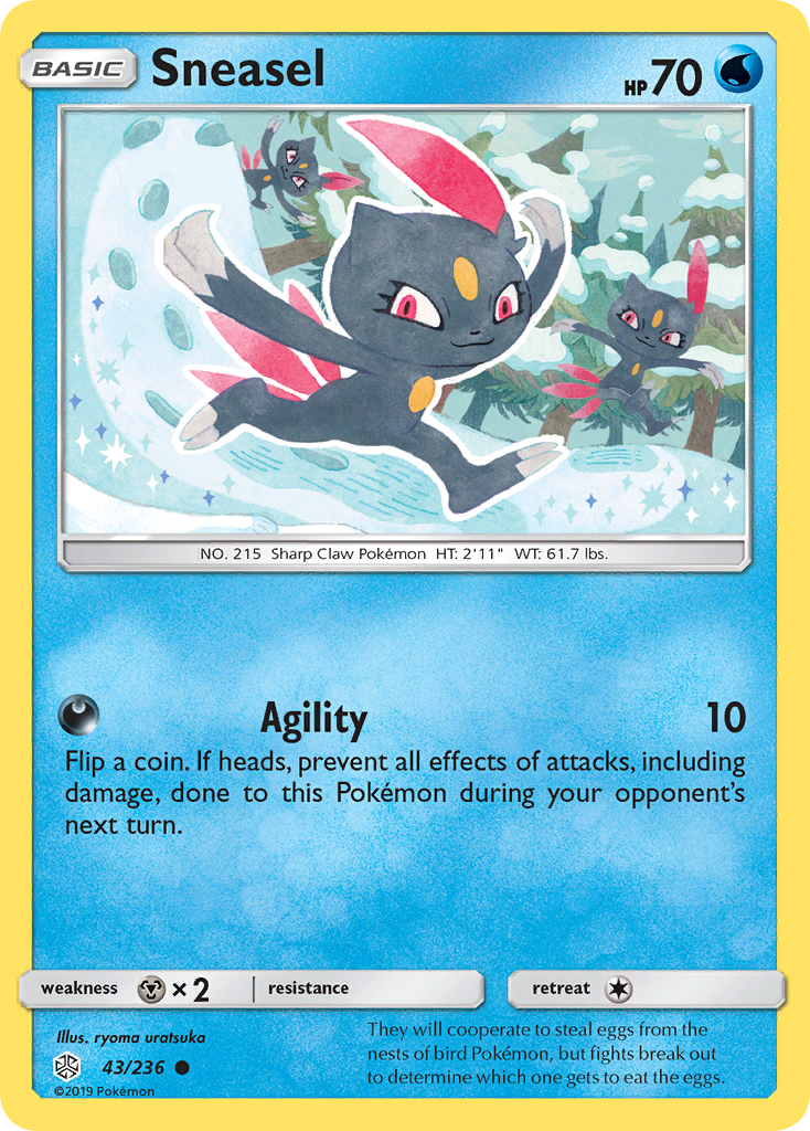 Cosmic Eclipse Sneasel #43/236